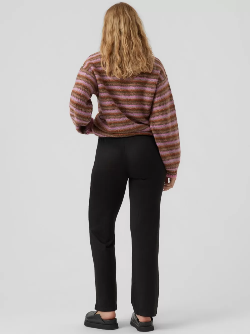 VERO MODA Flared fit Housut Black Hot