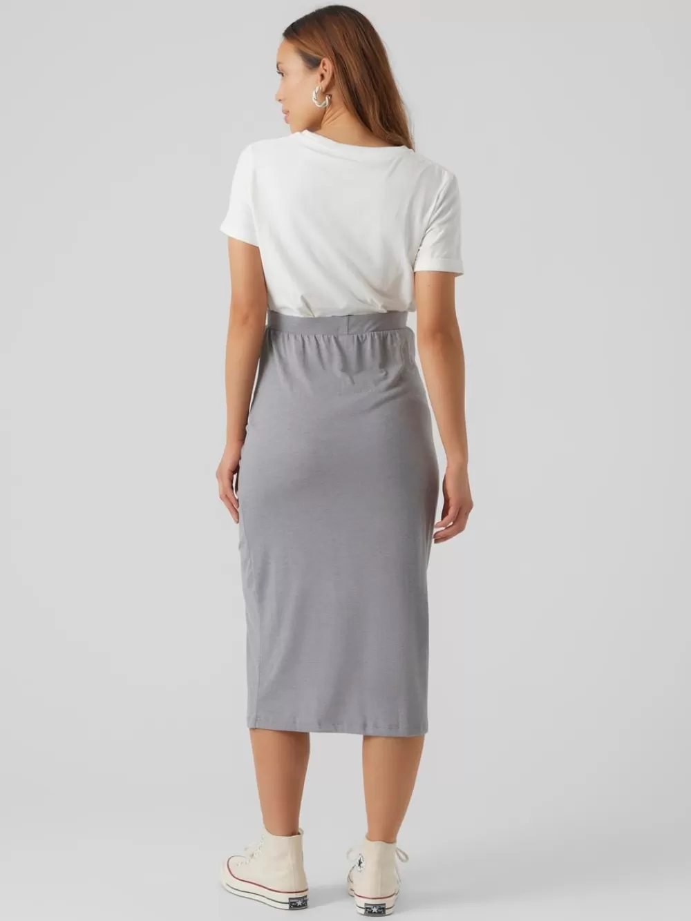 VERO MODA Korkea vyötärö Midihame Black Clearance
