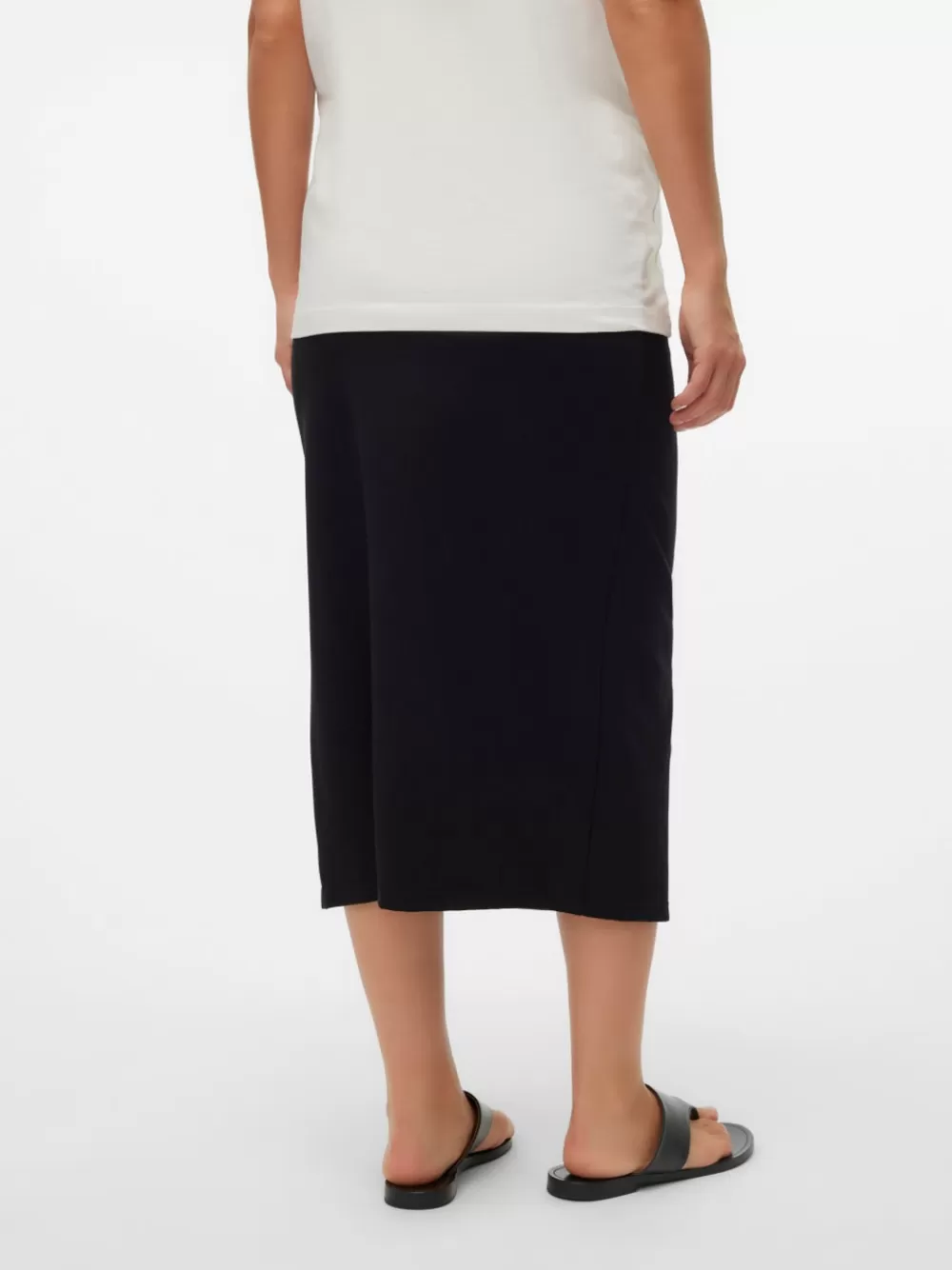 VERO MODA Korkea vyötärö Midihame Black Best Sale