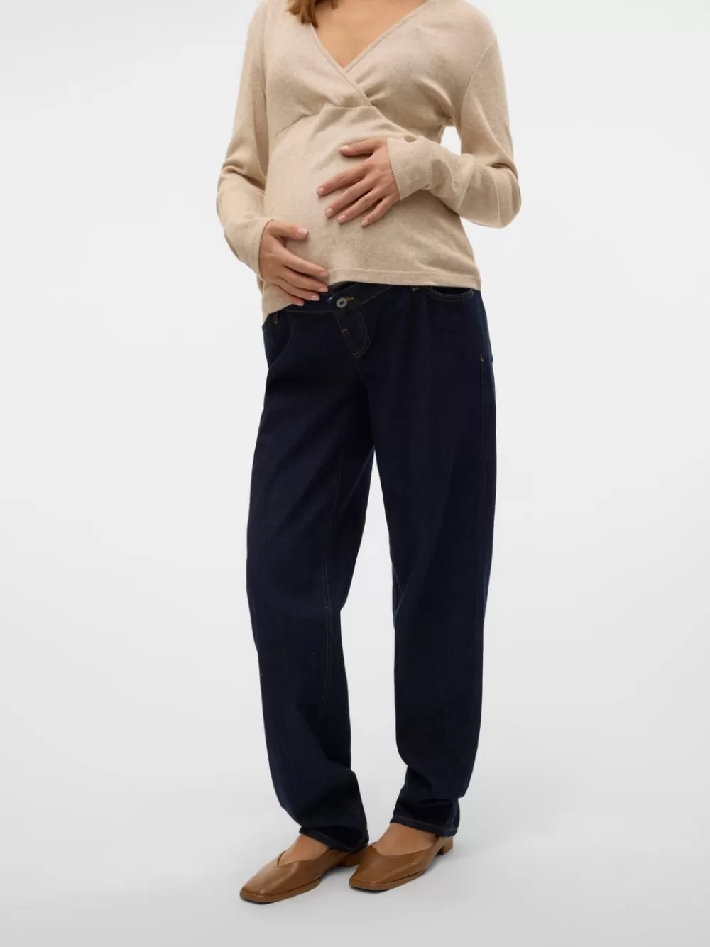 VERO MODA Loose fit Farkut Dark Blue Denim Store