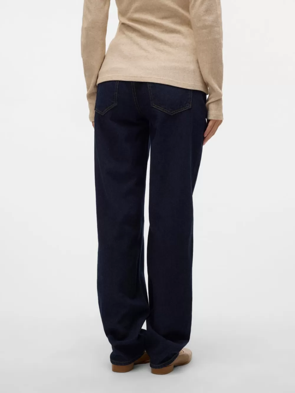 VERO MODA Loose fit Farkut Dark Blue Denim Store
