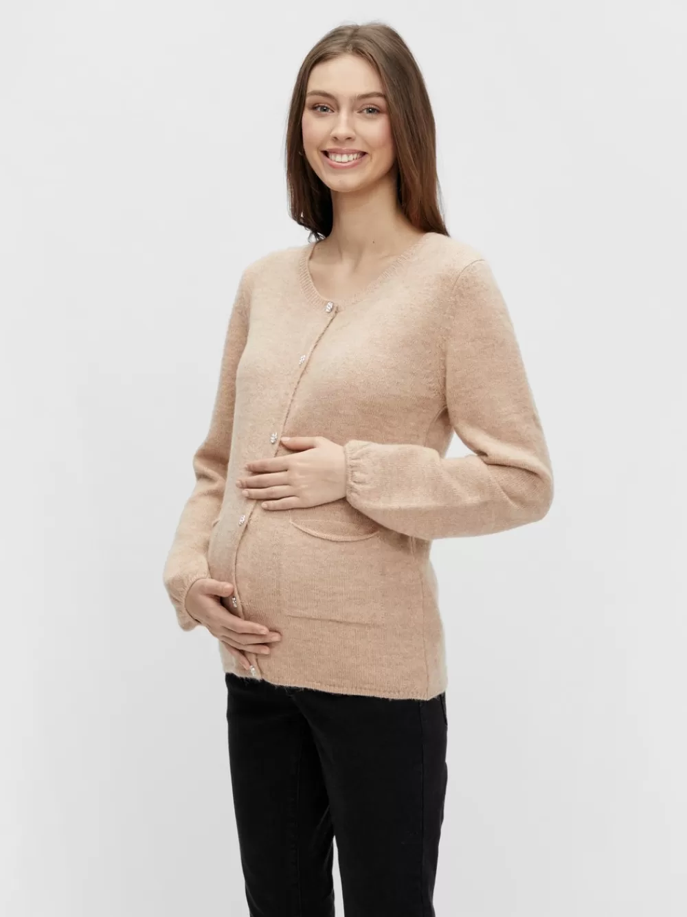 VERO MODA O-pääntie Neuletakit Mahogany Rose Sale