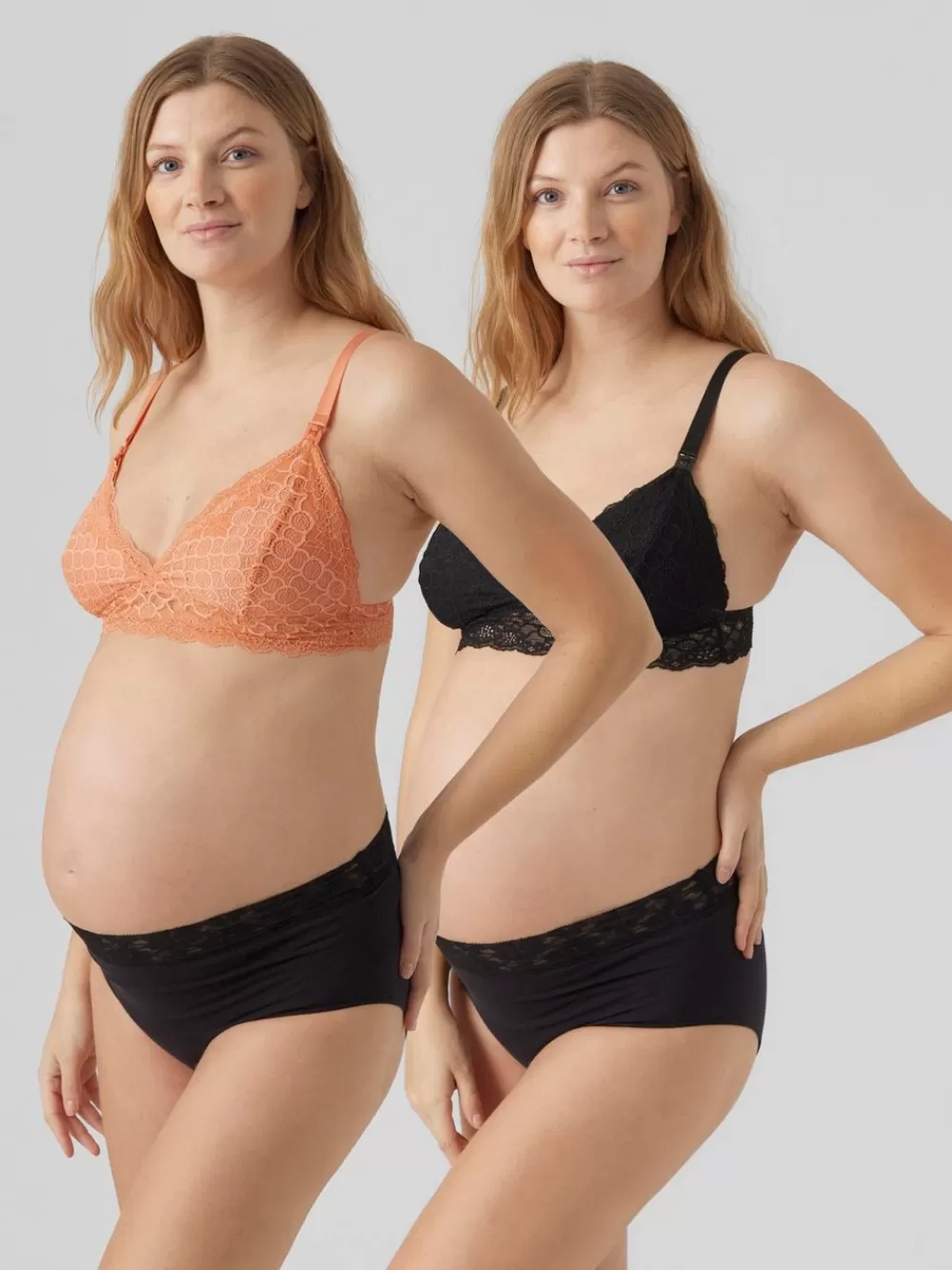 VERO MODA 2-pack Rintaliivit Black Online