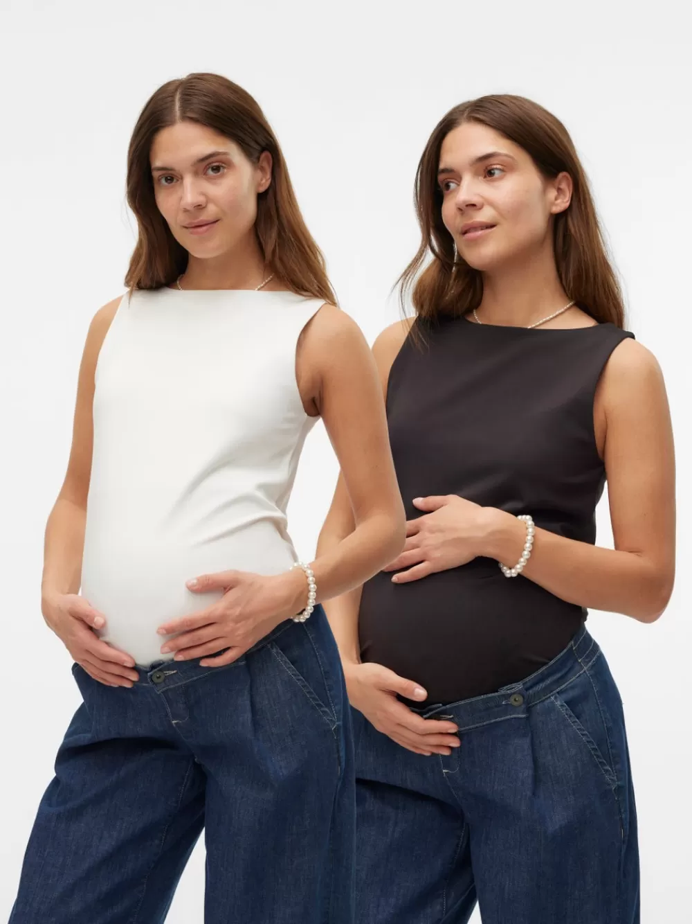 VERO MODA 2-pack Toppi Black Sale