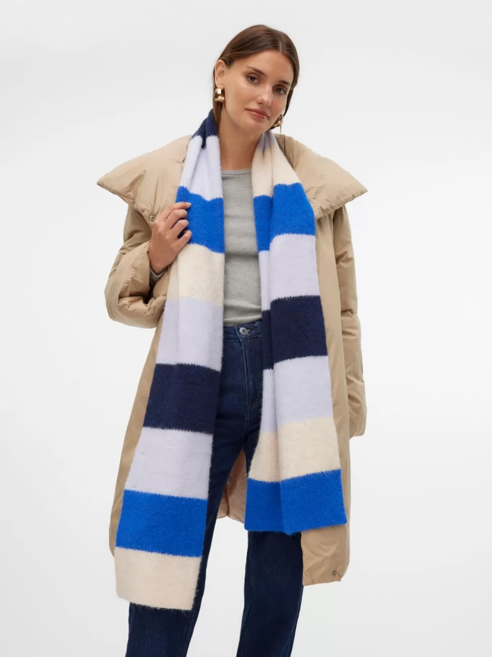 VERO MODA Paksut huivit Cosmic Sky Cheap