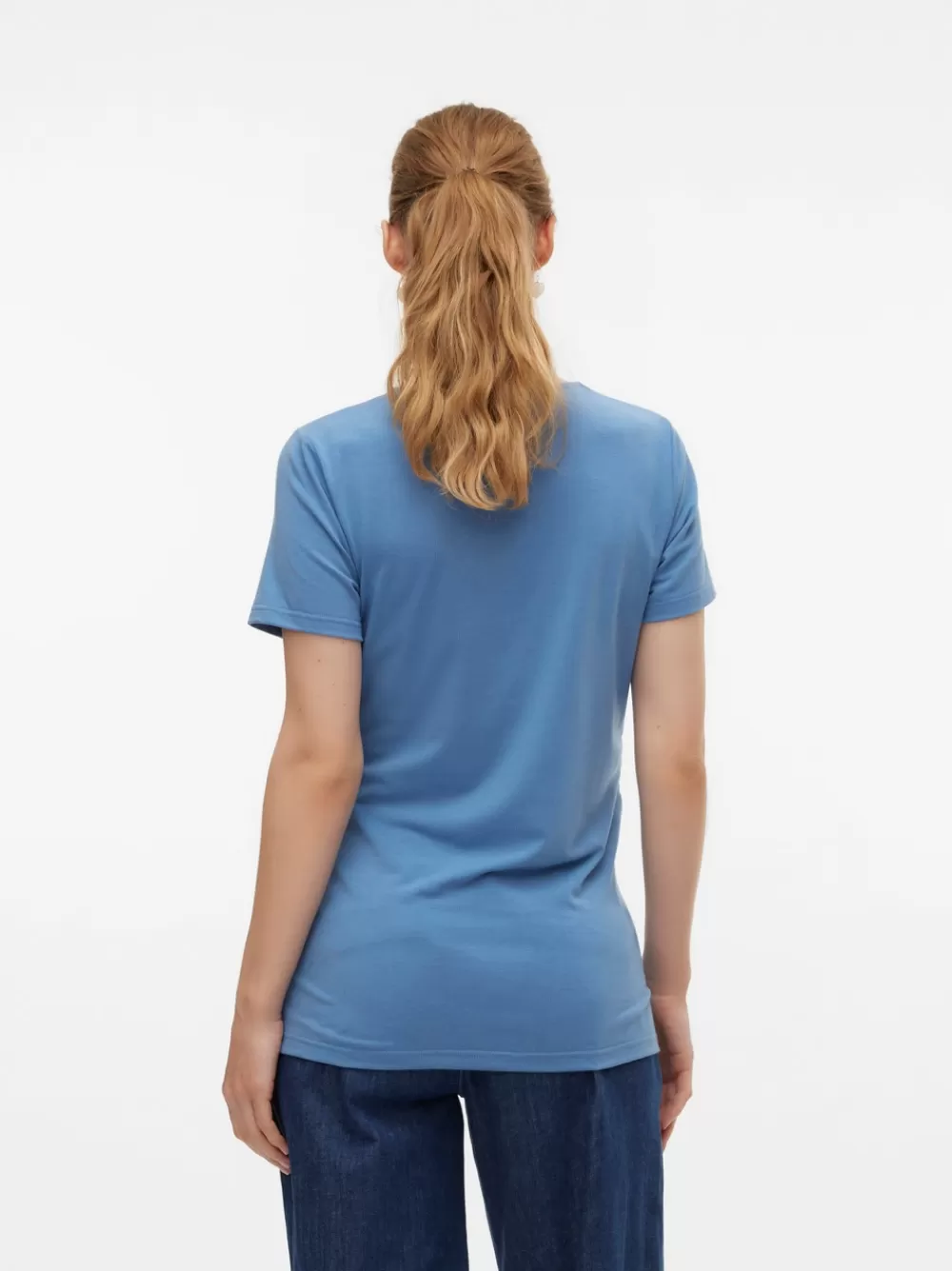 VERO MODA Regular fit O-pääntie Topit Coronet Blue Outlet
