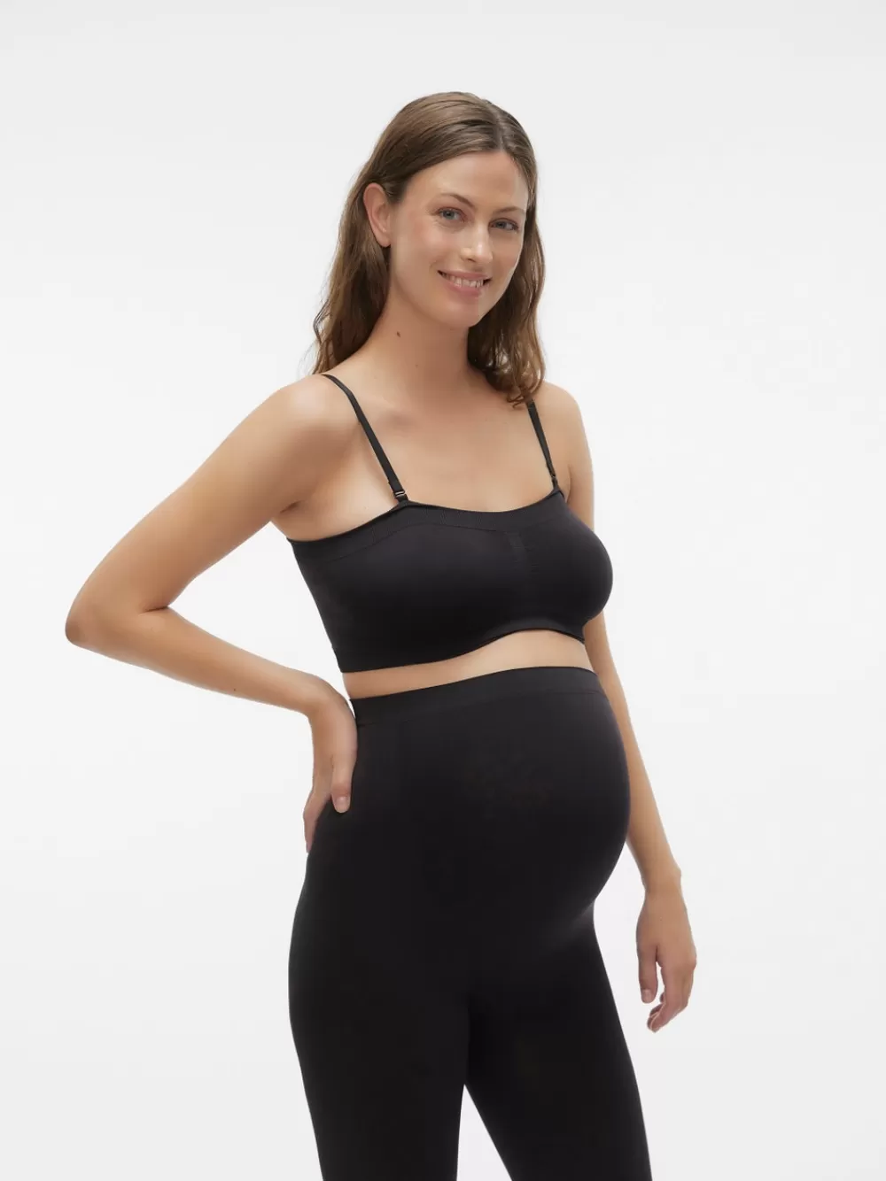 VERO MODA Saumaton Rintaliivit Black Cheap