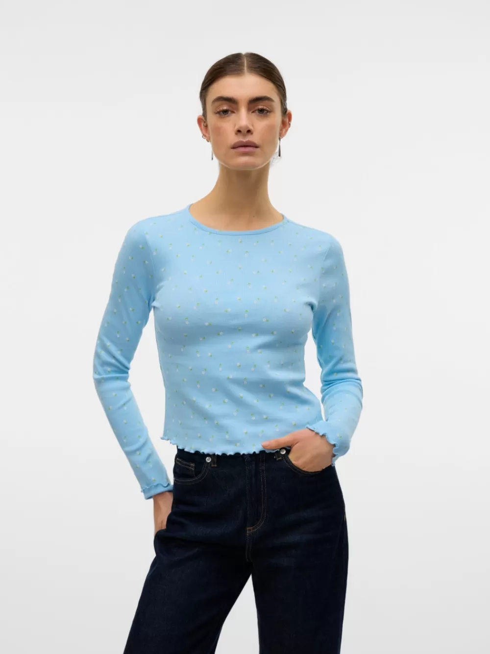 VERO MODA SNHARRY Topit Airy Blue Cheap
