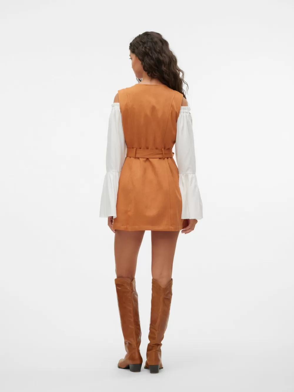 VERO MODA SNMALLY Lyhyt mekko Cherry Mahogany New