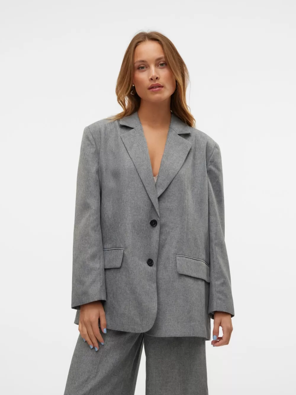 VERO MODA SNNANA Bleiserit Grey Best Sale