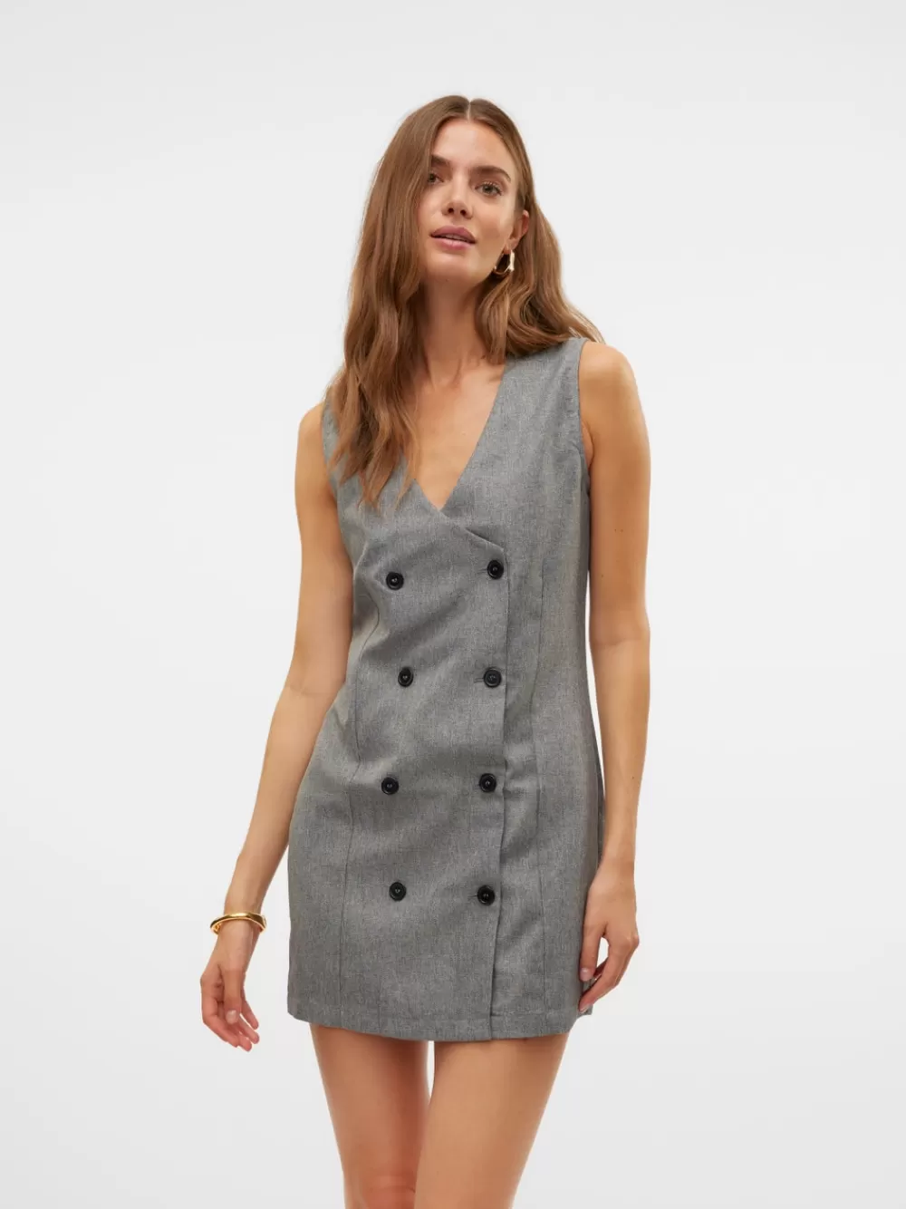 VERO MODA SNNANA Lyhyt mekko Grey Outlet