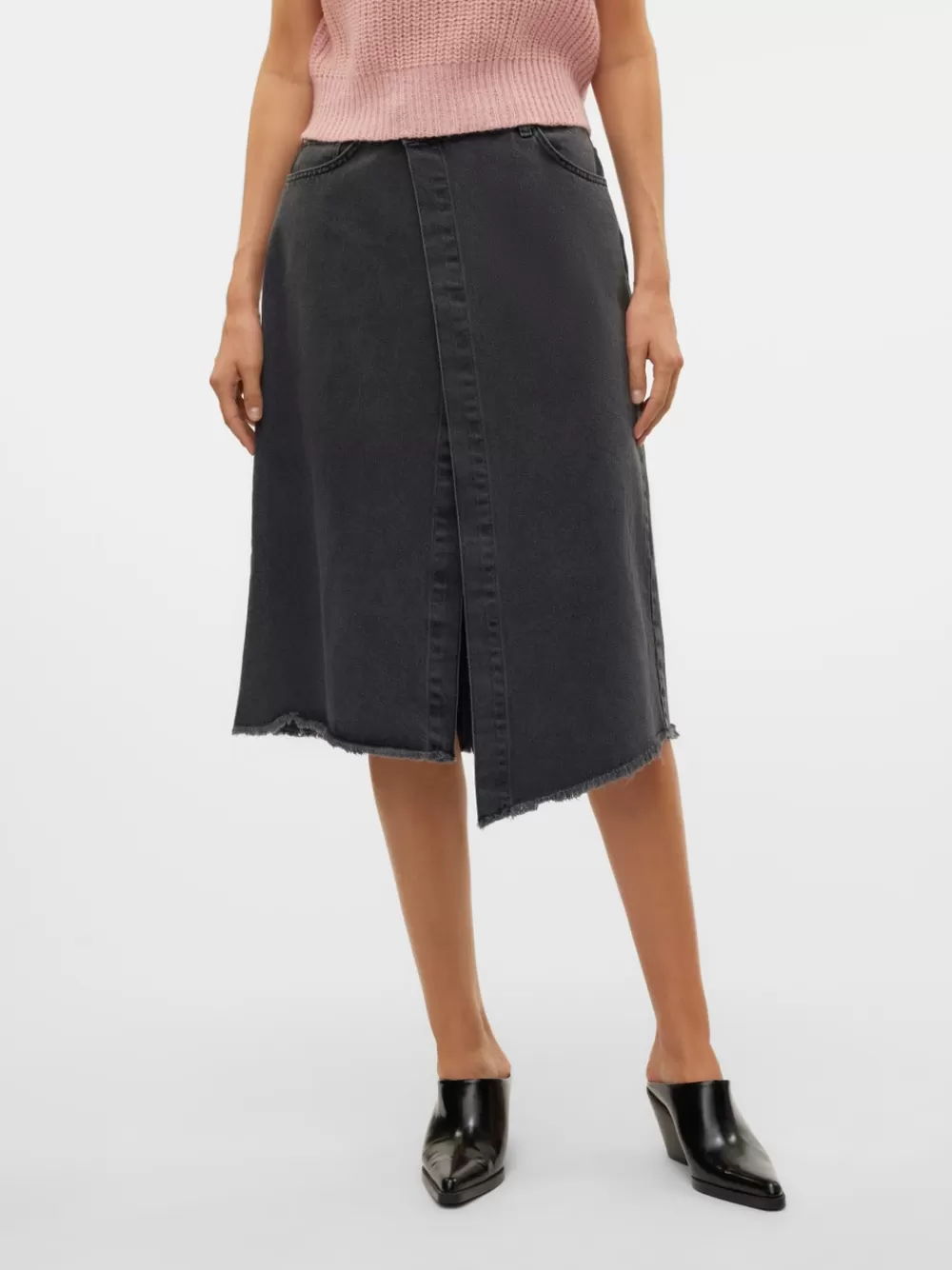VERO MODA SNWENDA Midihame Dark Grey Denim Shop