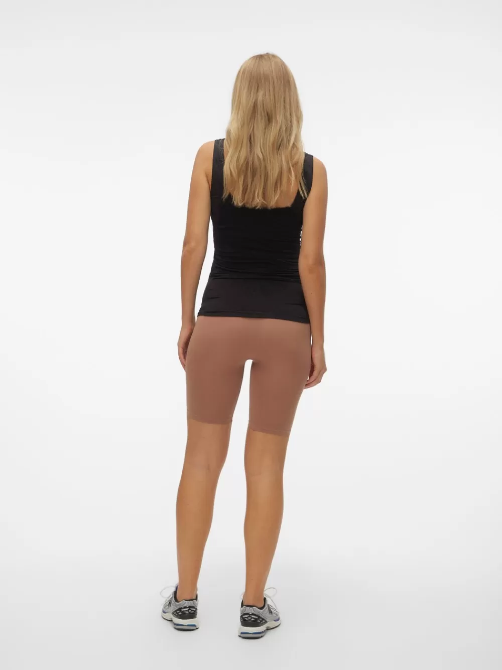 VERO MODA Tight fit Korkea vyötärö Shortsit Raw Umber Cheap
