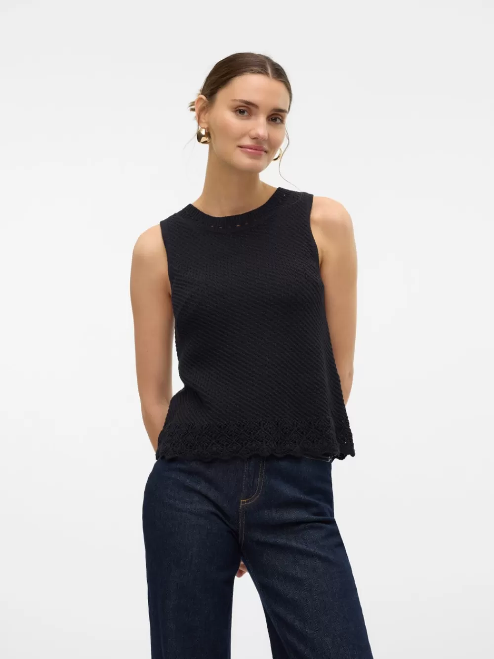 VERO MODA VMAINO Neulepuserot Black Best