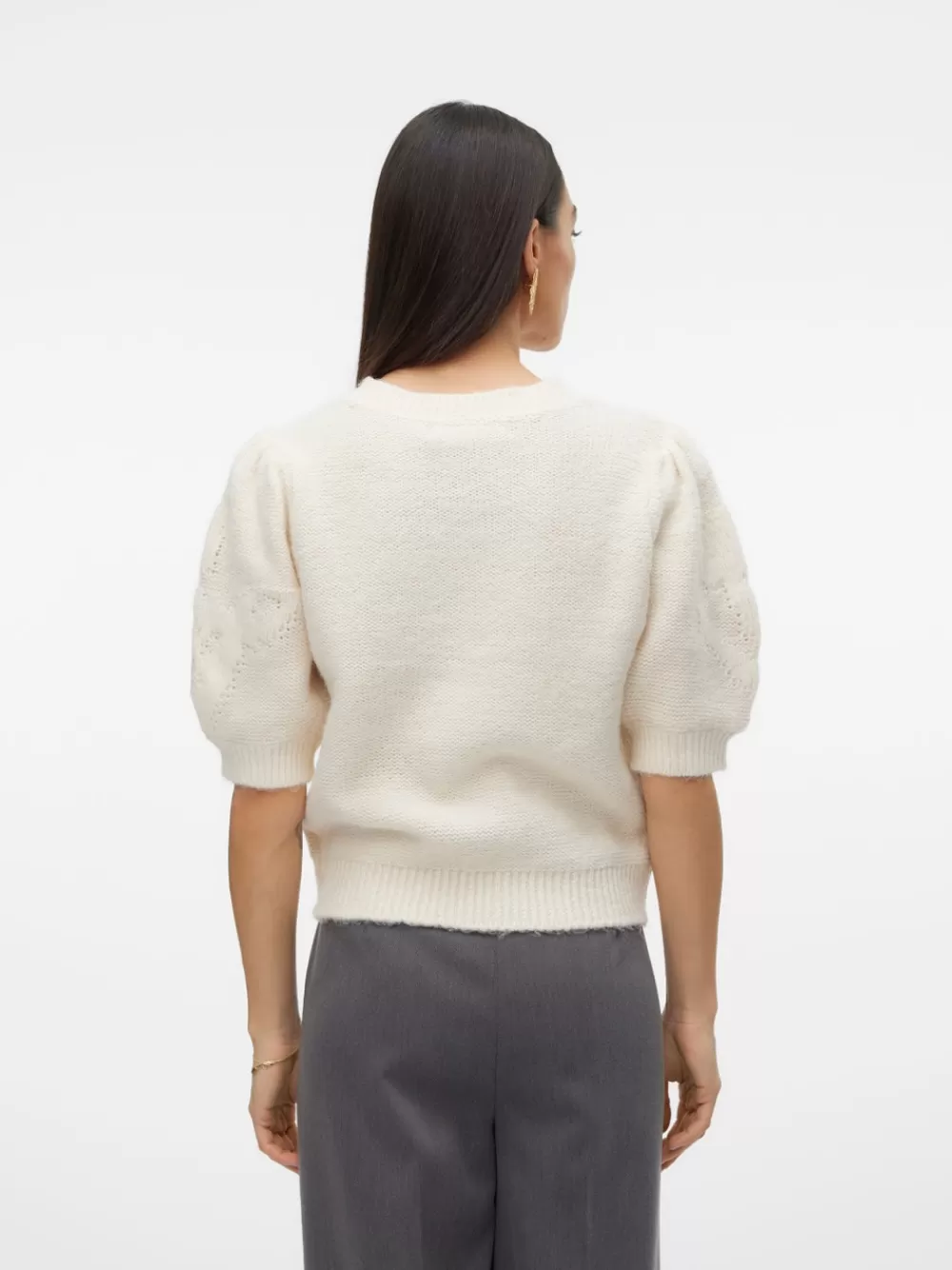 VERO MODA VMAIRE Neulepuserot Birch Hot