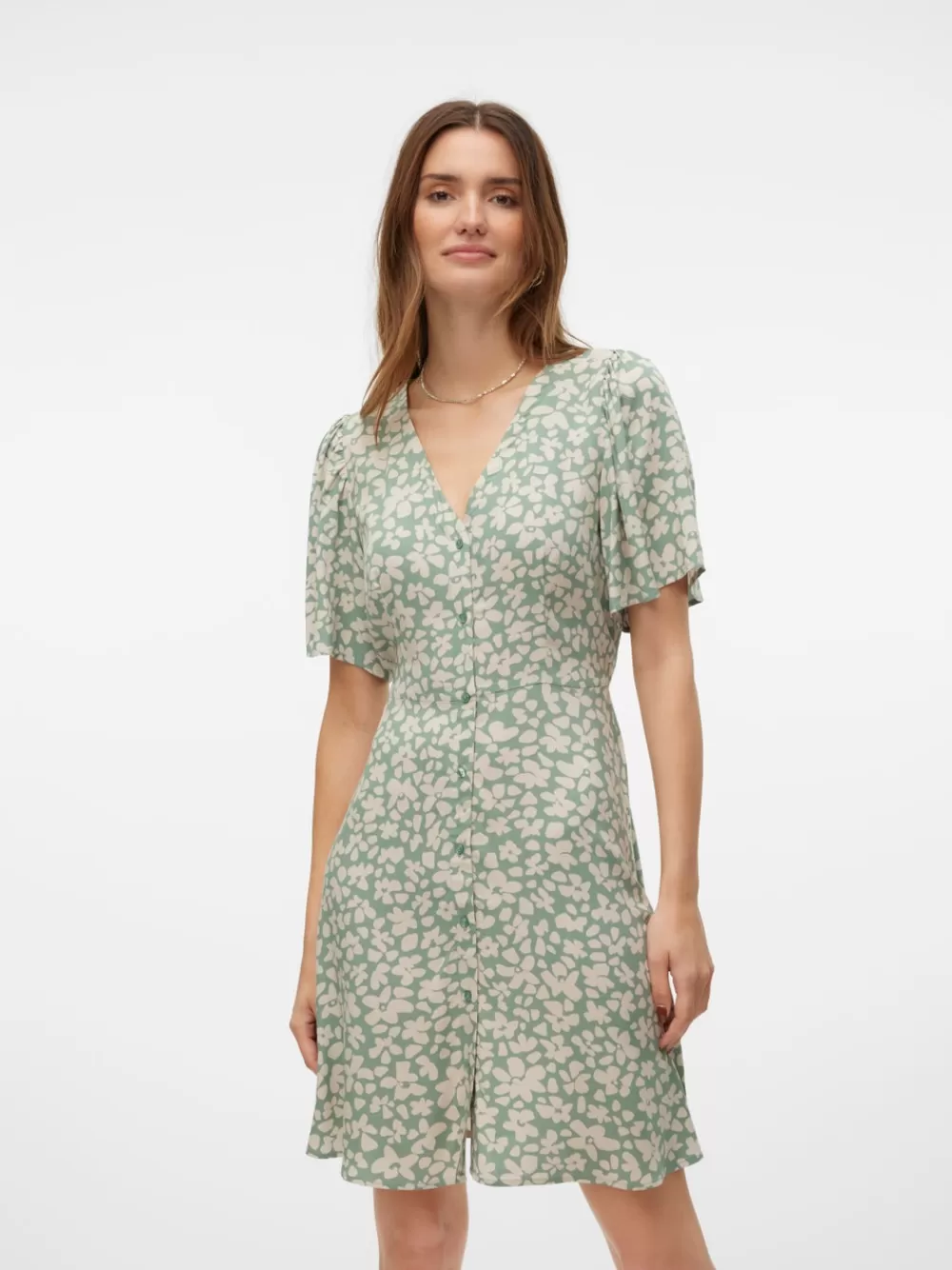 VERO MODA VMALBA Lyhyt mekko Hedge Green Sale