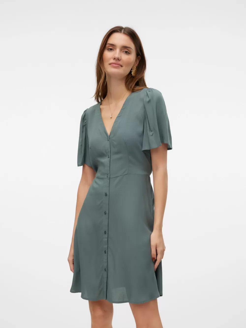 VERO MODA VMALBA Lyhyt mekko Balsam Green Best