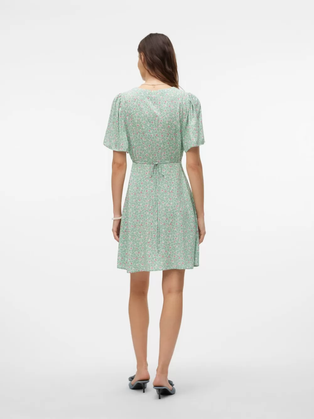 VERO MODA VMALBA Lyhyt mekko Silt Green Hot