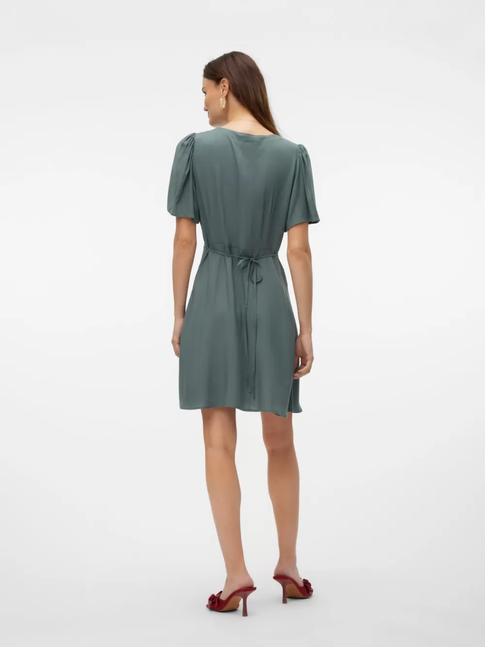 VERO MODA VMALBA Lyhyt mekko Balsam Green Best