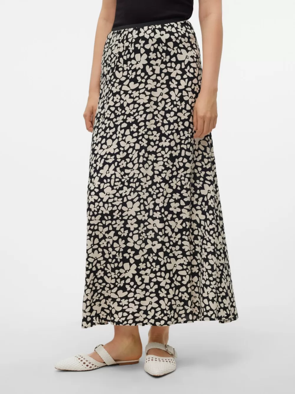 VERO MODA VMALBA Normaali vyötärö Pitkä hame Black Cheap
