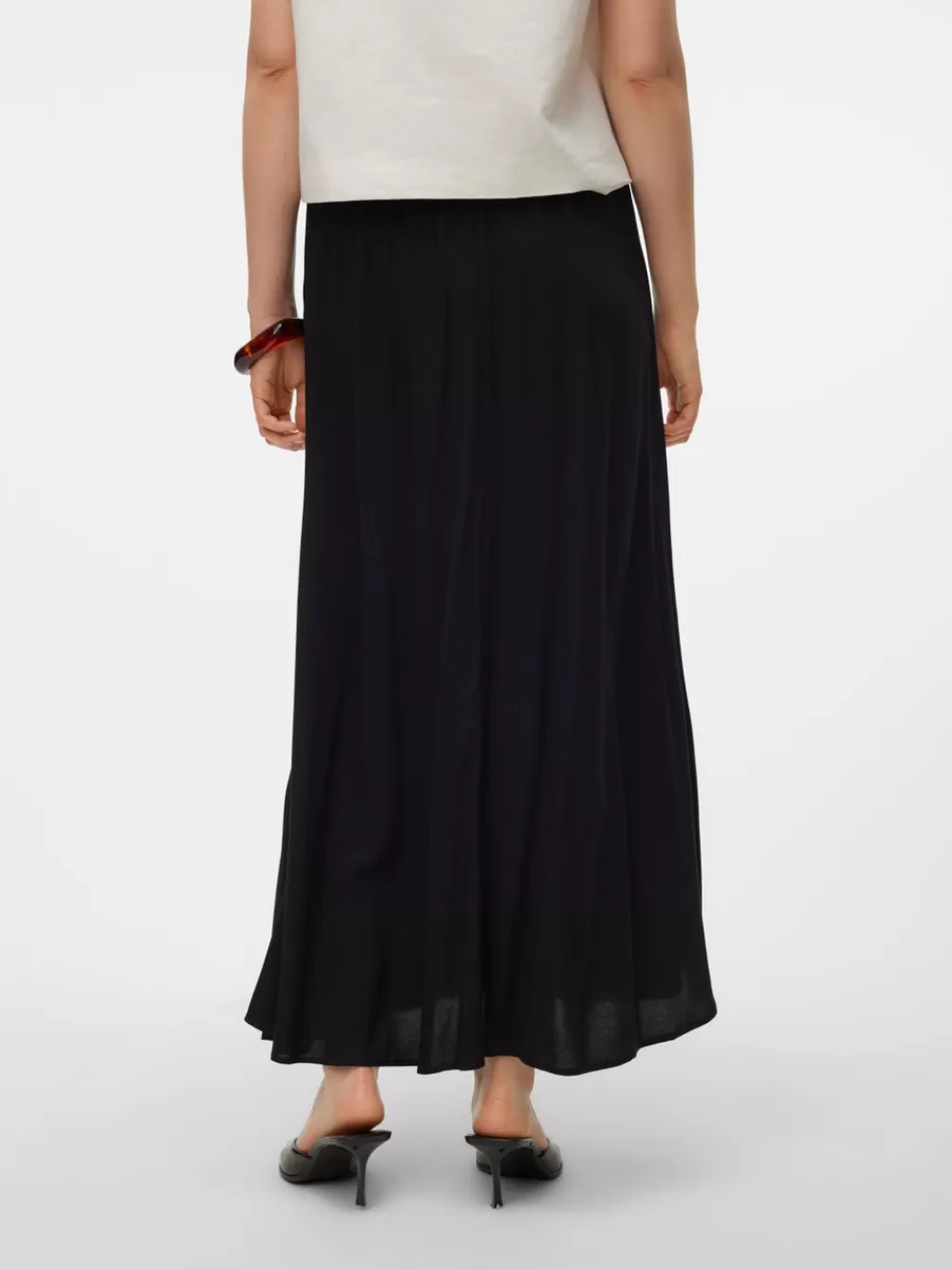 VERO MODA VMALBA Normaali vyötärö Pitkä hame Black Outlet