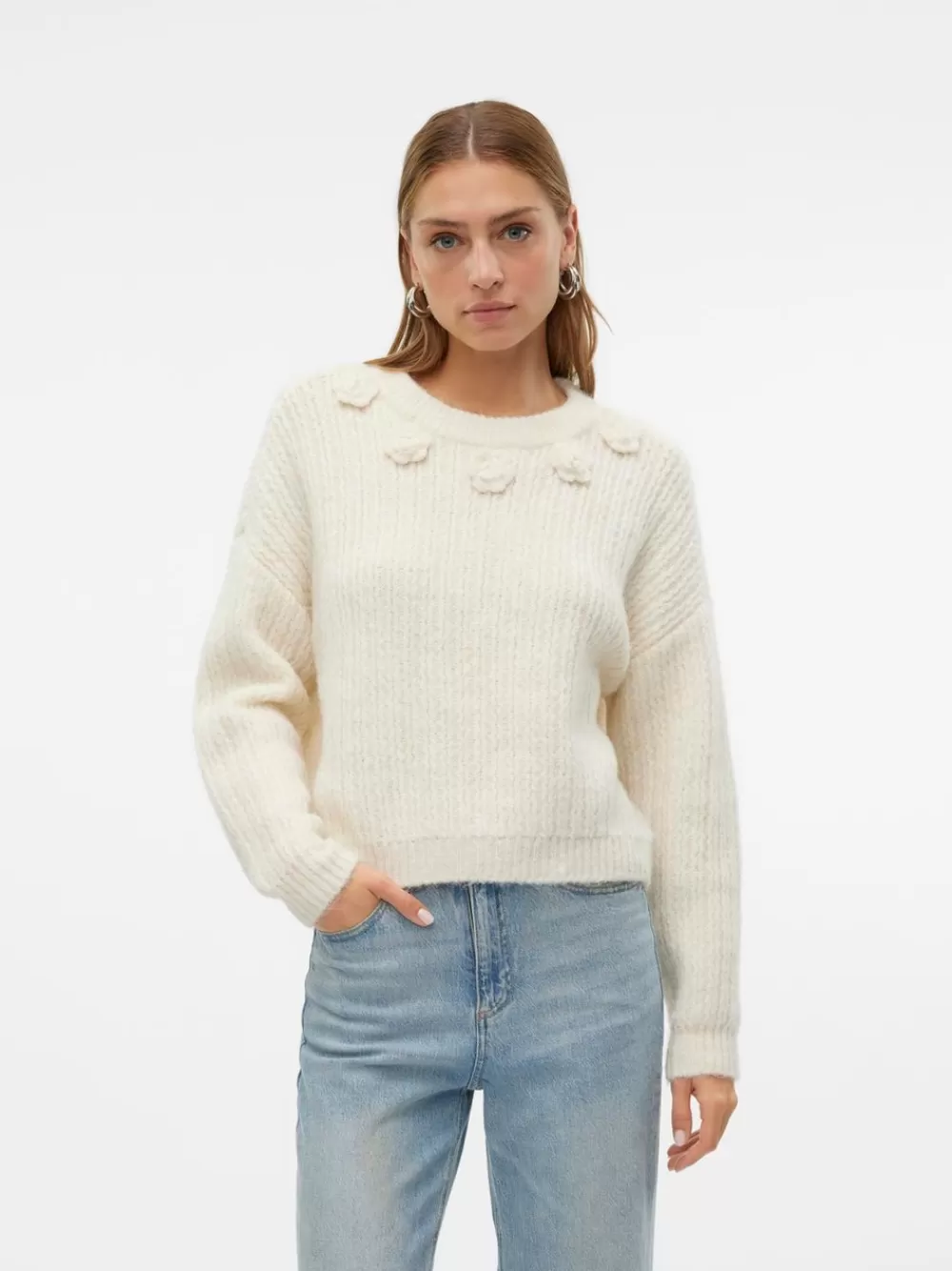 VERO MODA VMALETTA Neulepuserot Birch Clearance