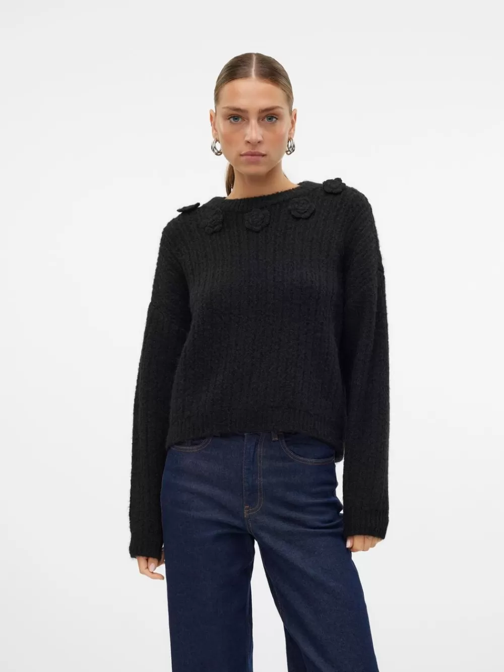 VERO MODA VMALETTA Neulepuserot Black Flash Sale