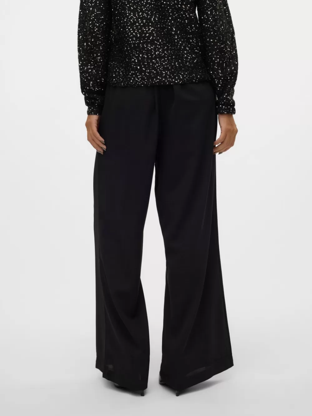 VERO MODA VMALVA Korkea vyötärö Housut Black Store