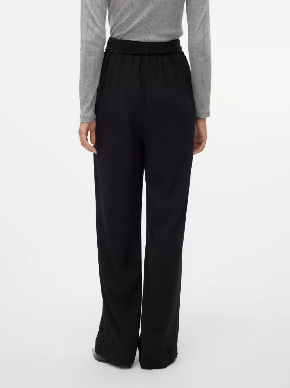 VERO MODA VMALVA Normaali vyötärö Housut Black Best