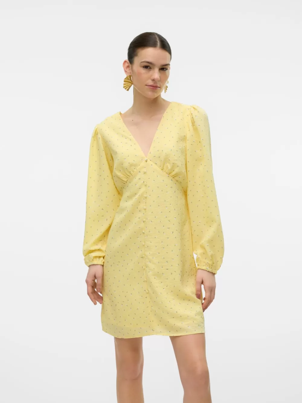 VERO MODA VMAMANDA Lyhyt mekko Mellow Yellow Cheap
