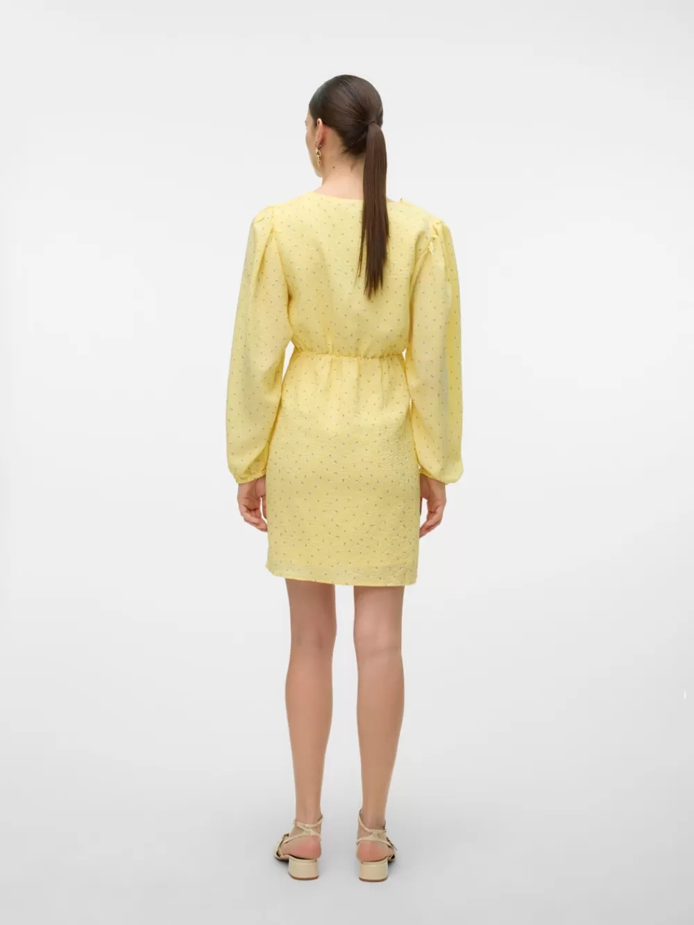 VERO MODA VMAMANDA Lyhyt mekko Mellow Yellow Cheap