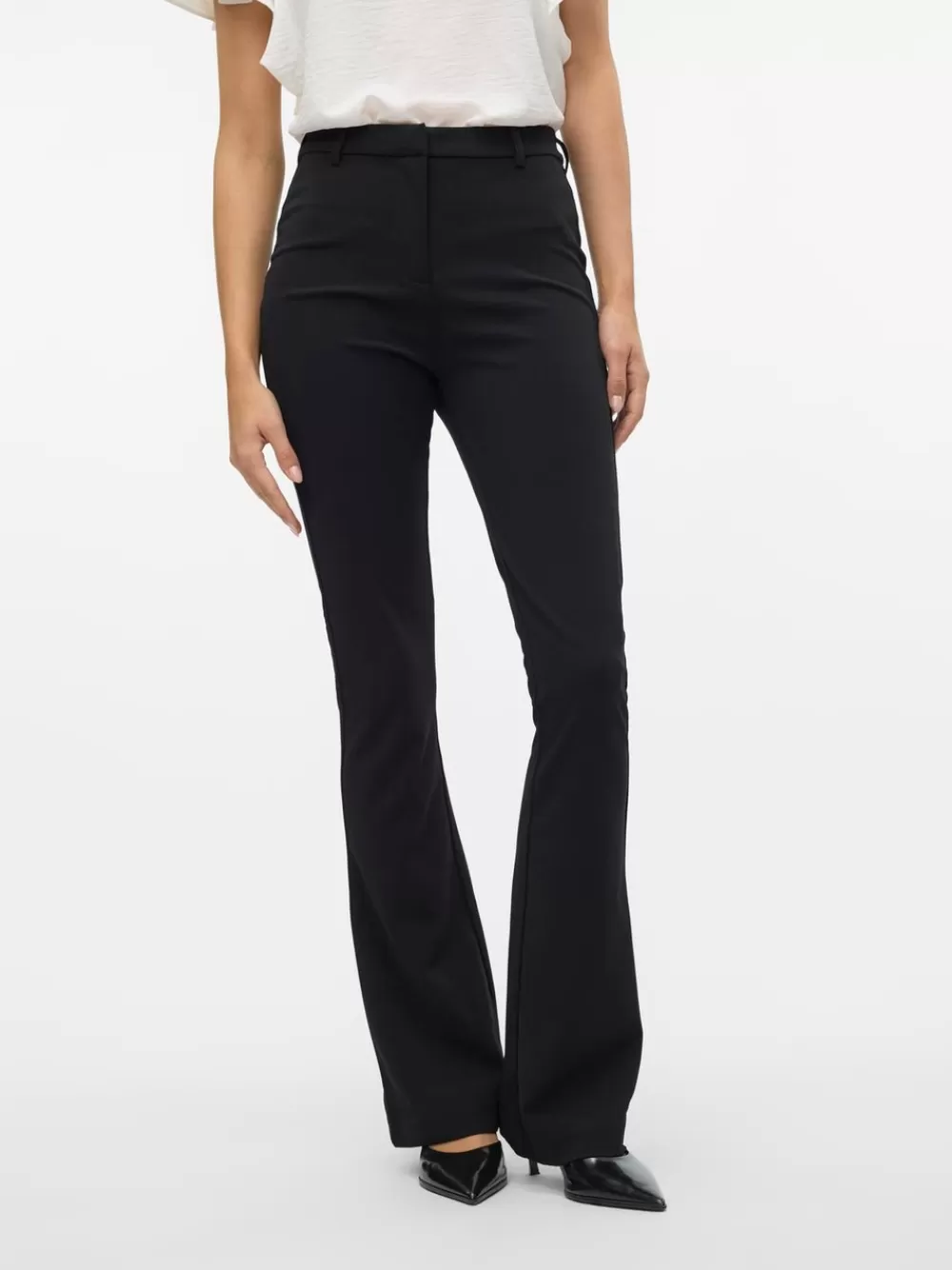 VERO MODA VMAMIRA Normaali vyötärö Housut Black Discount