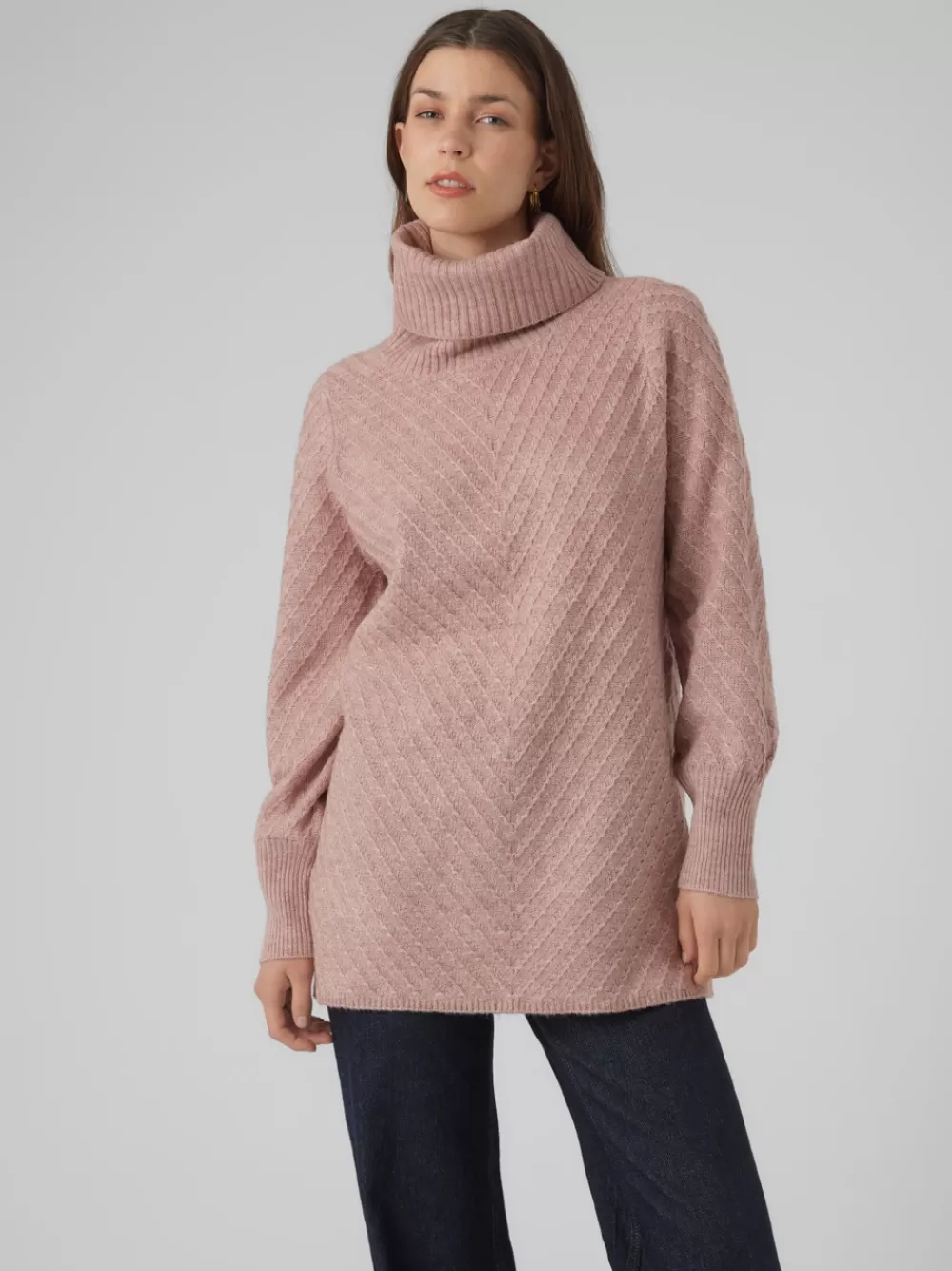 VERO MODA VMANJASTINNA Neulepuserot Woodrose Clearance