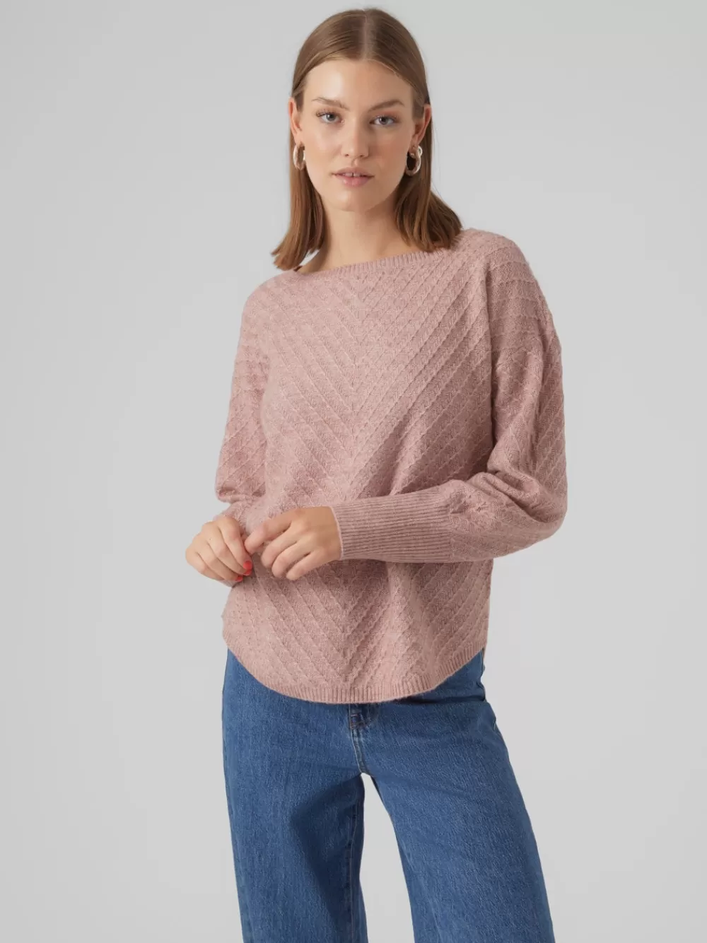 VERO MODA VMANJASTINNA Neulepuserot Woodrose Flash Sale