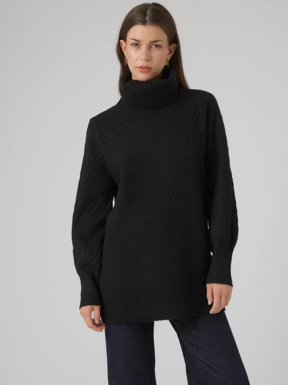 VERO MODA VMANJASTINNA Neulepuserot Black Best