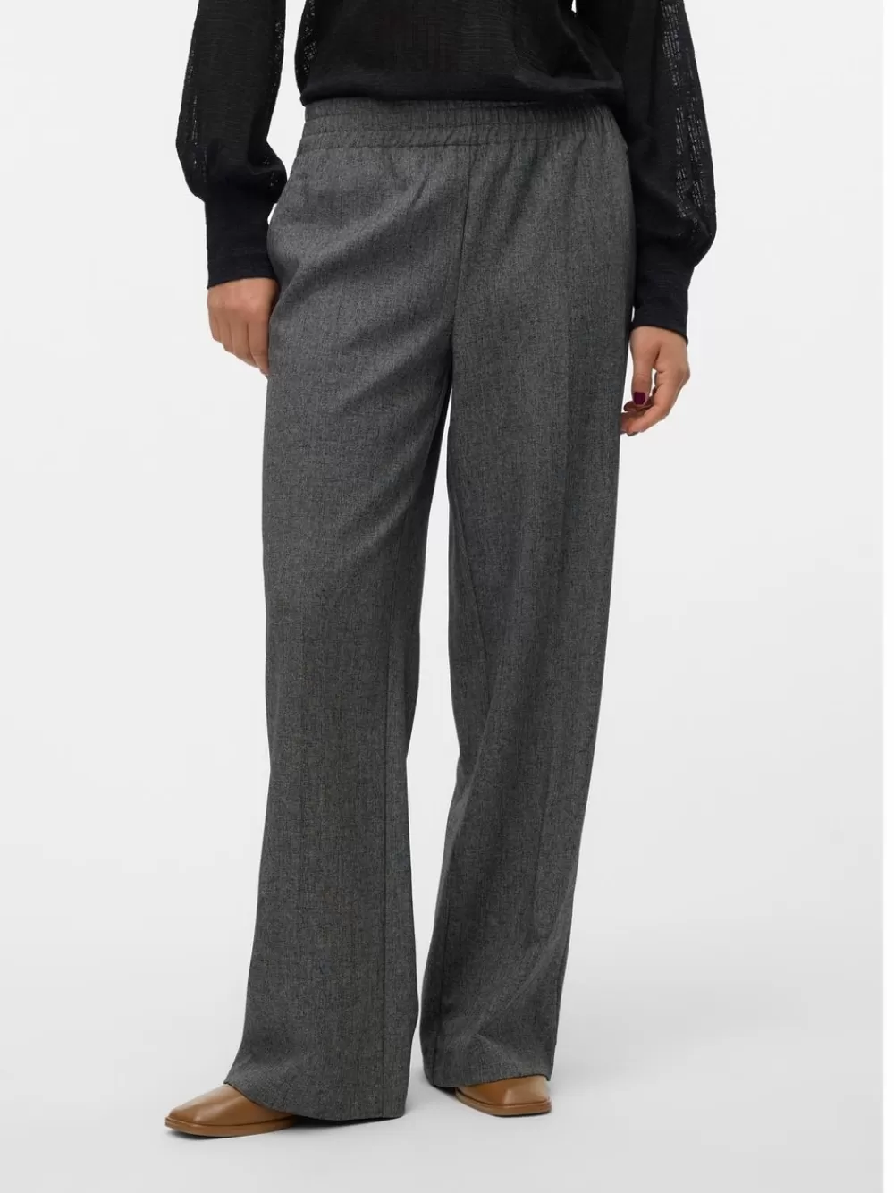 VERO MODA VMANNI Normaali vyötärö Housut Black Clearance