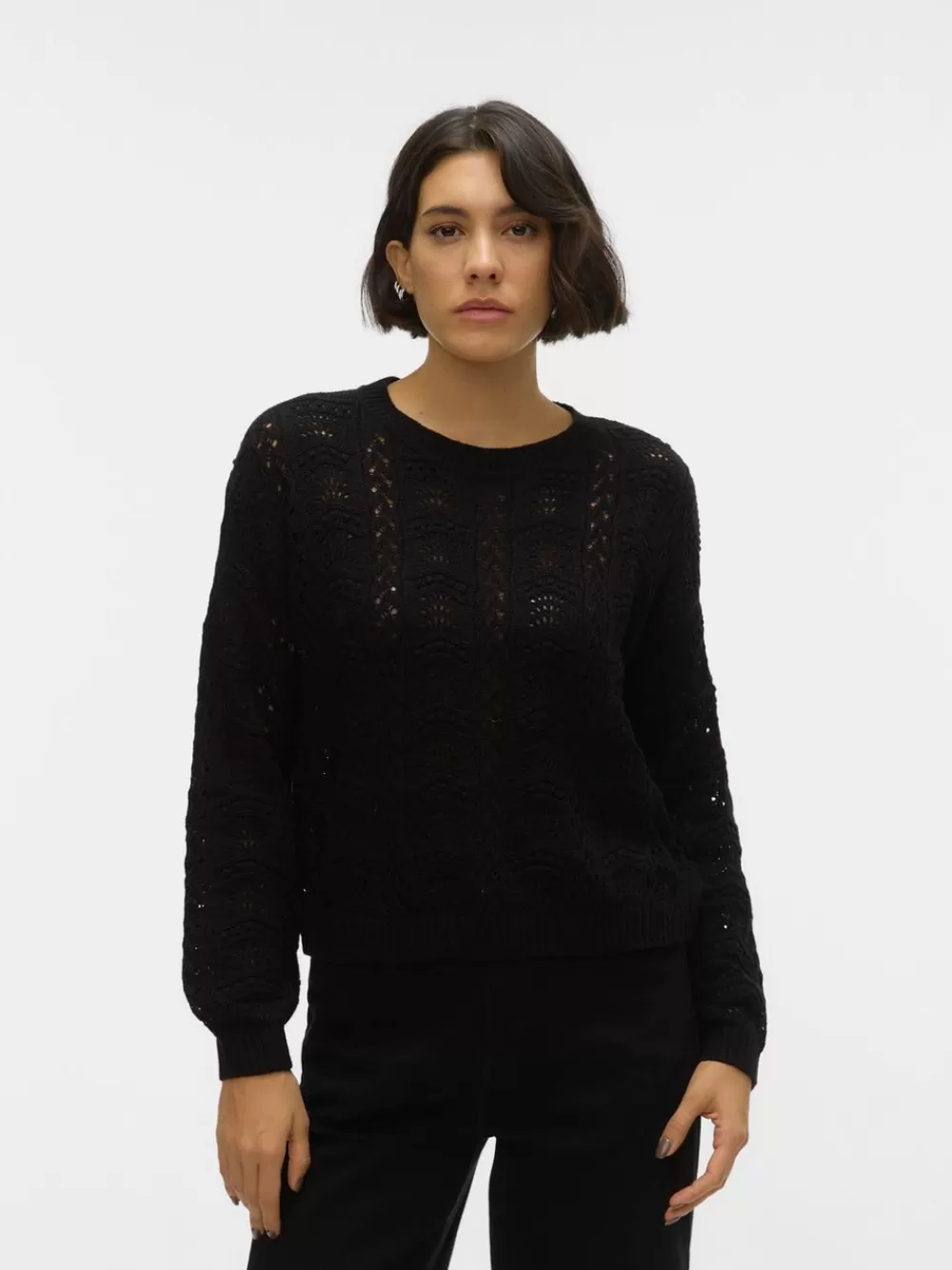 VERO MODA VMARLET Neulepuserot Black Online