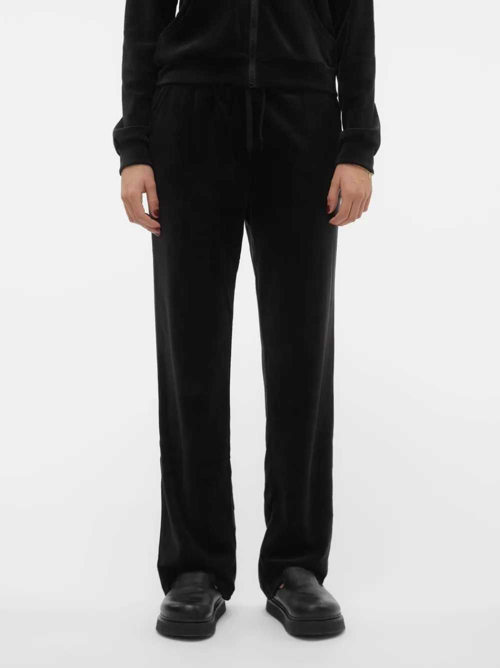 VERO MODA VMATHENA Korkea vyötärö Housut Black Hot