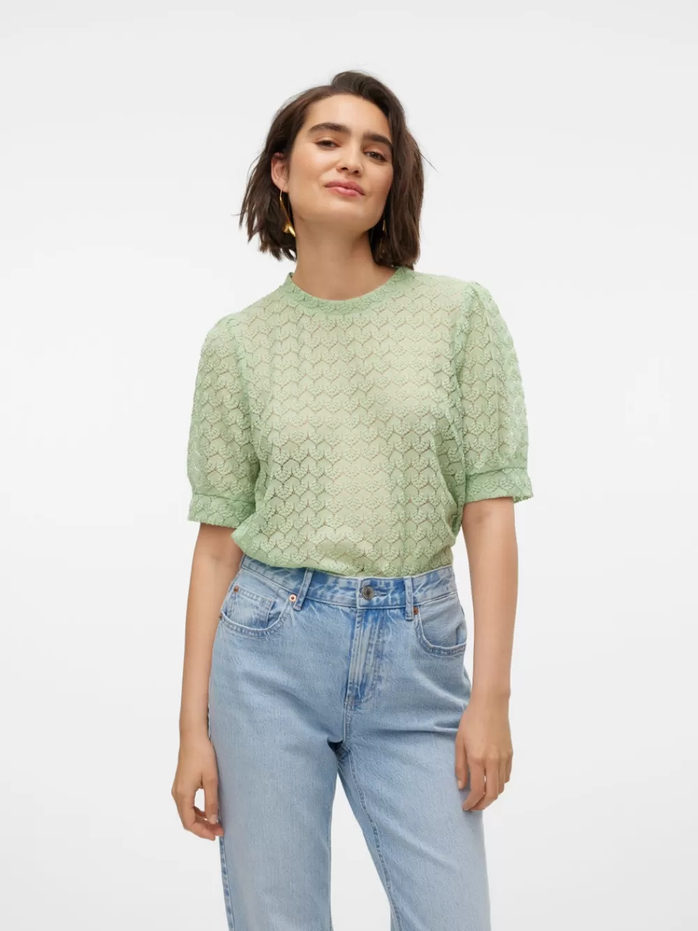 VERO MODA VMBECCA Topit Smoke Green Clearance