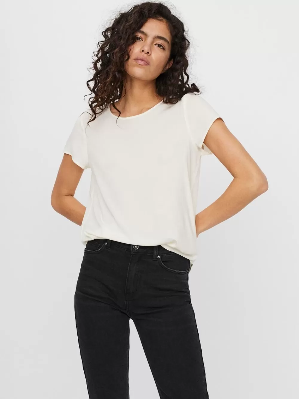 VERO MODA VMBECCA Topit Snow White Hot