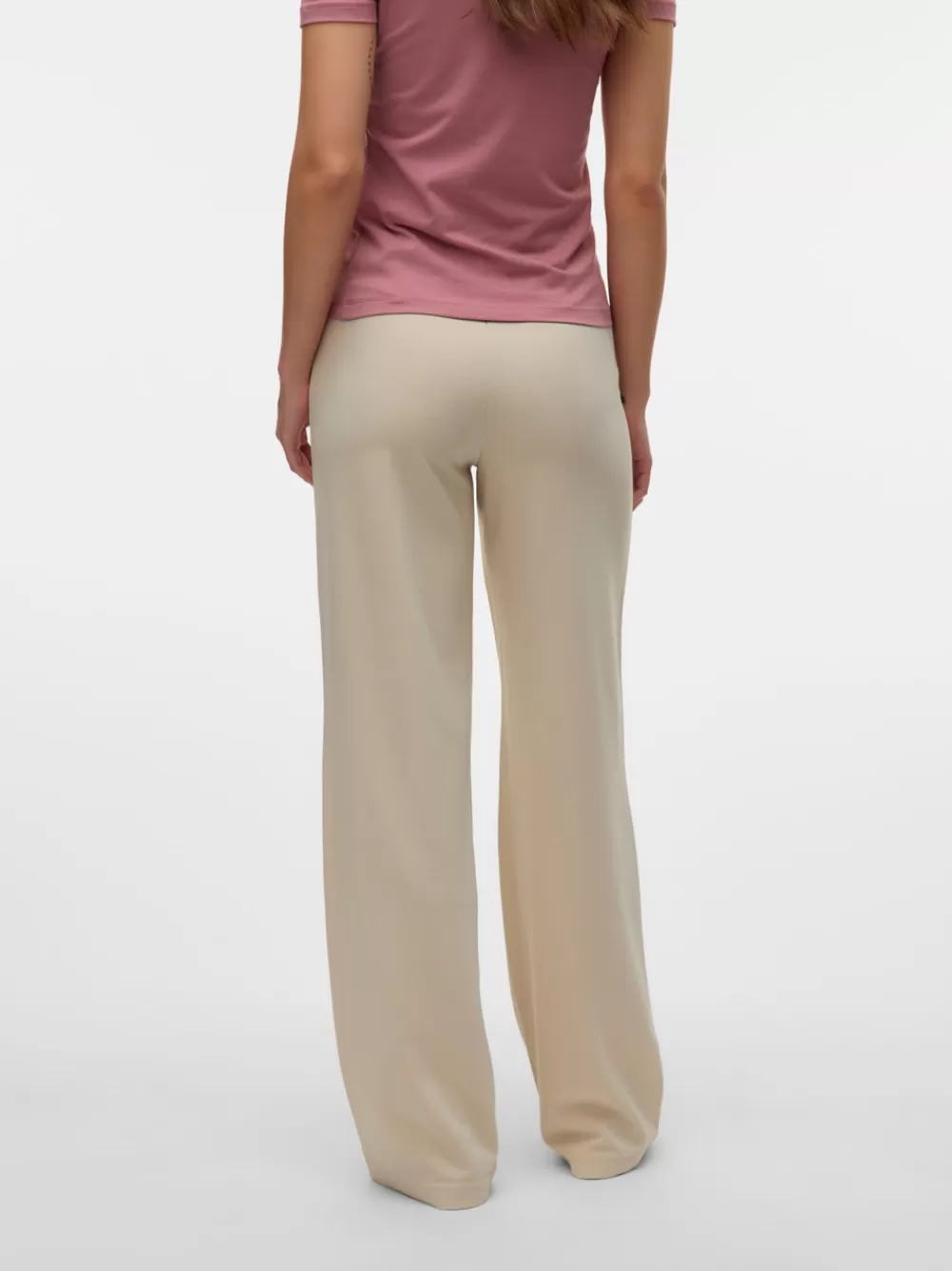 VERO MODA VMBECKY Korkea vyötärö Housut Pumice Stone Outlet