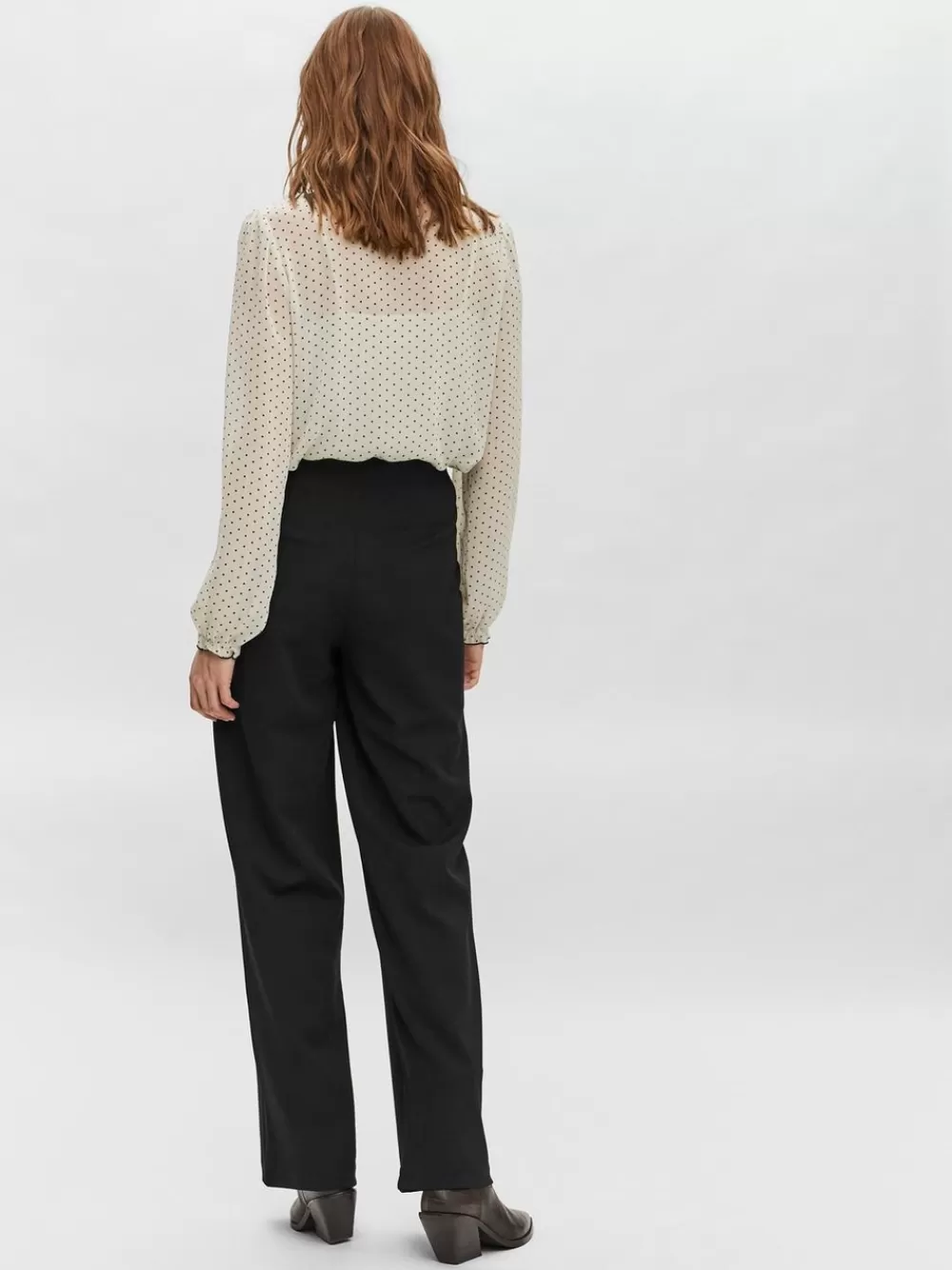VERO MODA VMBECKY Korkea vyötärö Housut Black New
