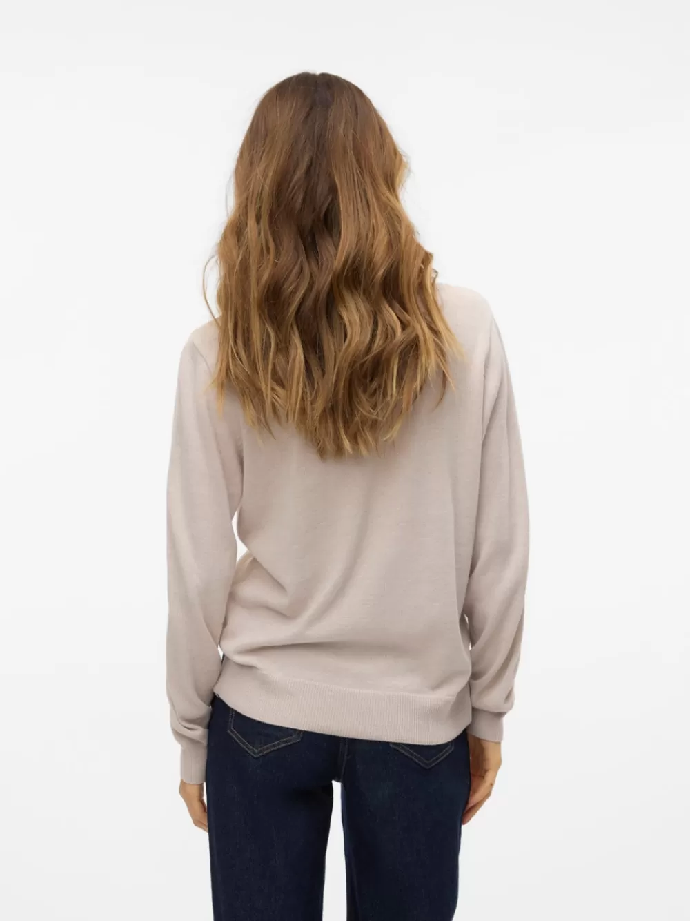 VERO MODA VMBEKKA Neulepuserot Oatmeal Outlet