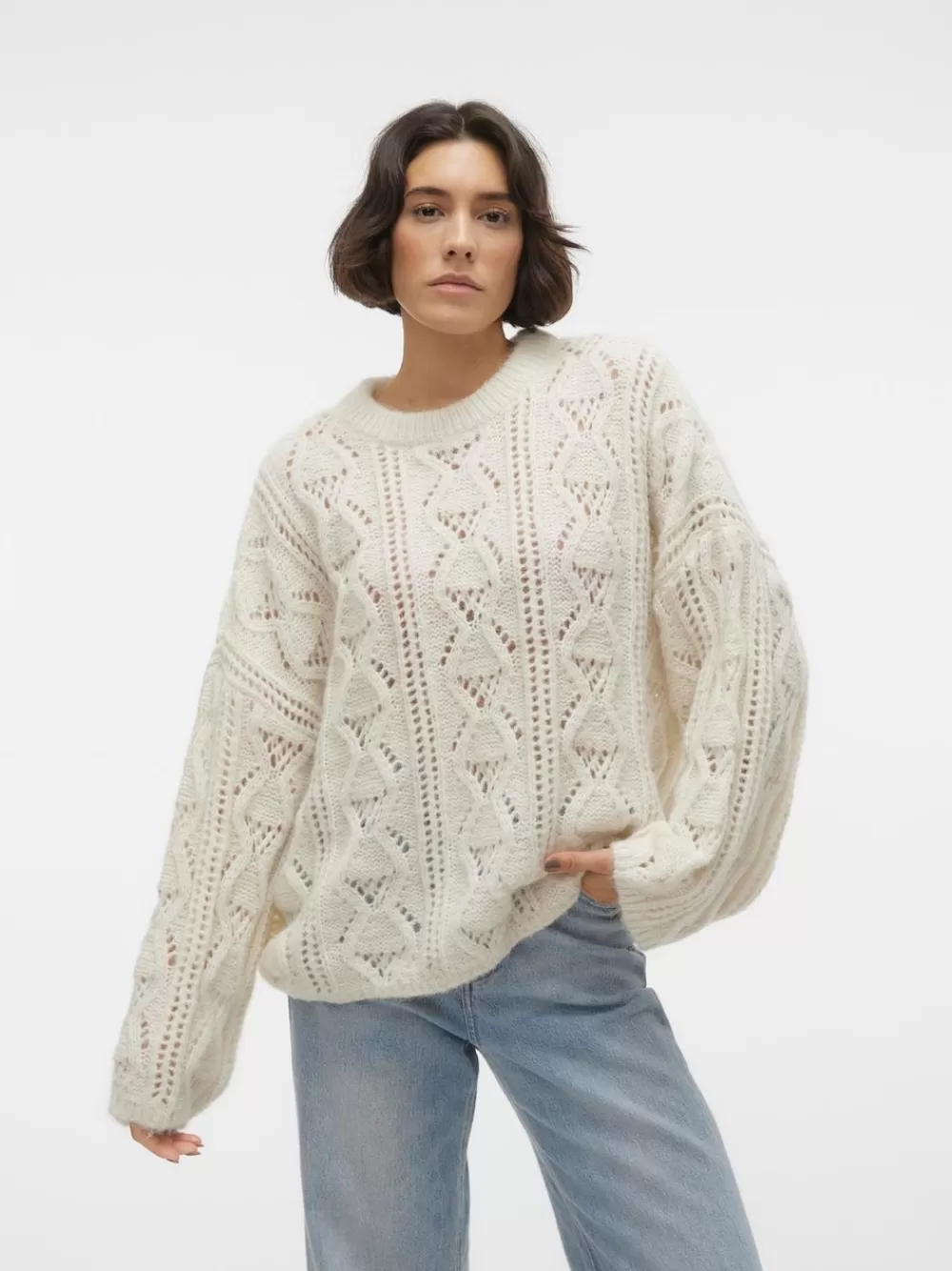 VERO MODA VMBERRY Neulepuserot Birch Flash Sale