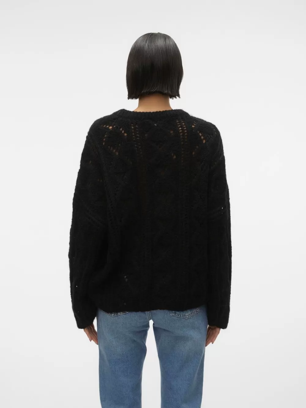 VERO MODA VMBERRY Neulepuserot Black Cheap