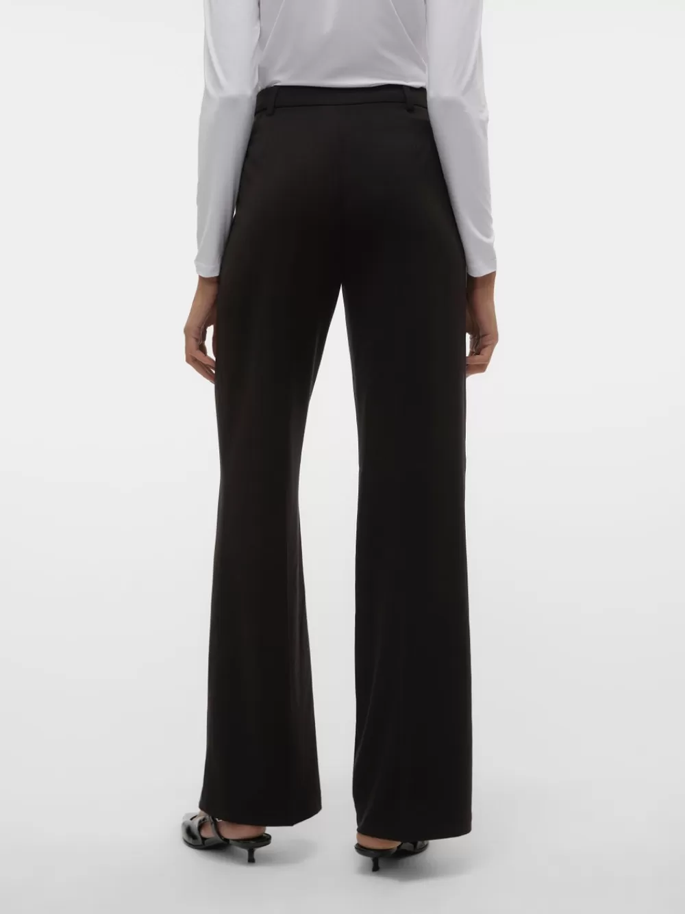 VERO MODA VMBLAKE Korkea vyötärö Housut Black Cheap