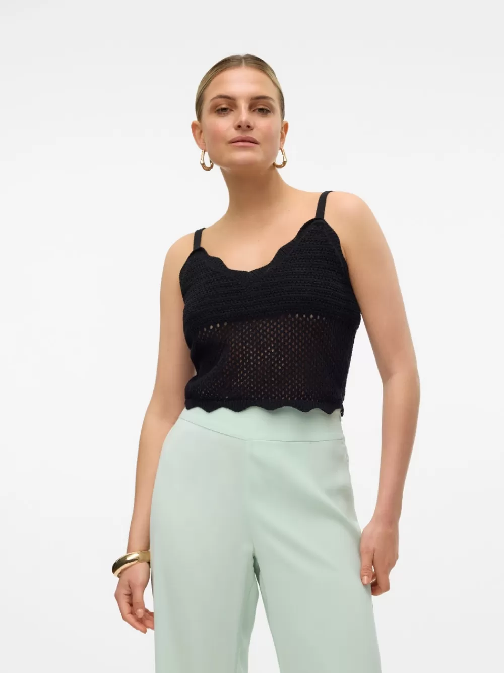 VERO MODA VMBORABORA Neulepuserot Black Cheap