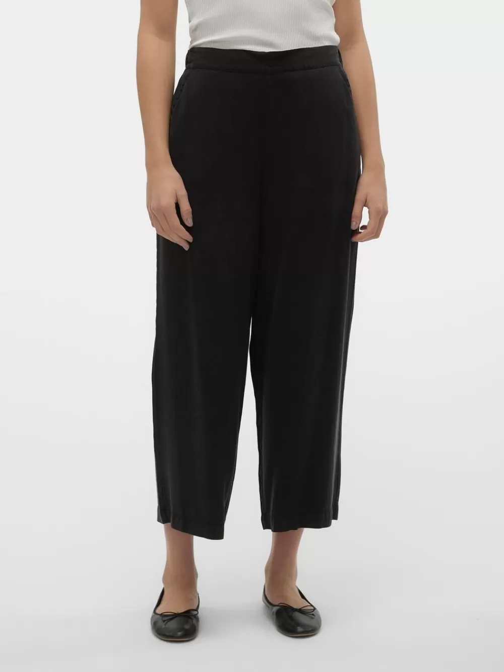 VERO MODA VMBREE Normaali vyötärö Culotte-housut Black Denim New