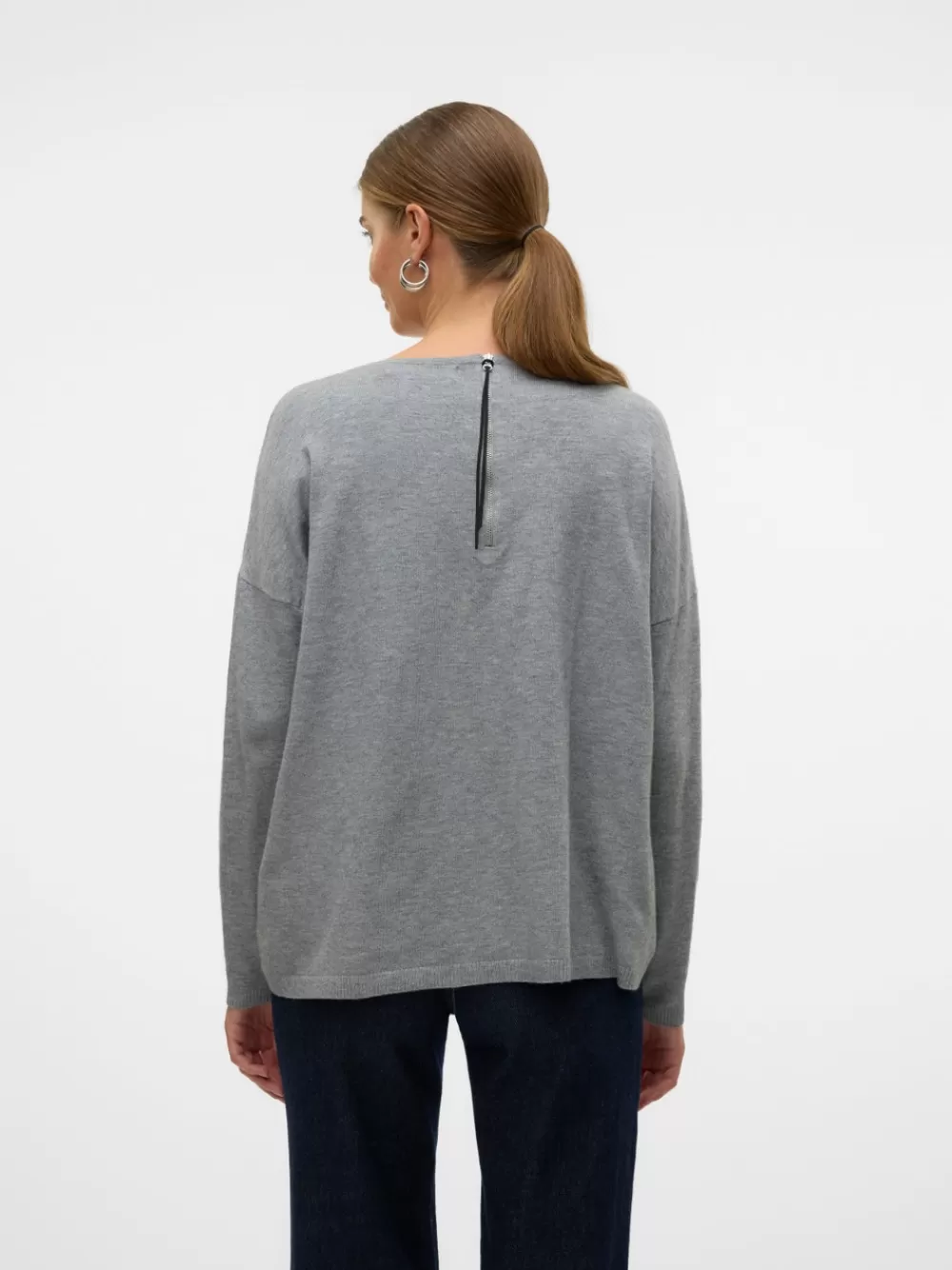VERO MODA VMBREEZE Neulepuserot Medium Grey Melange Store