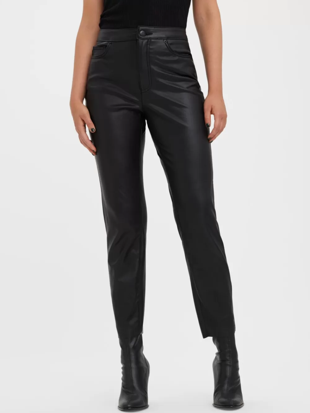 VERO MODA VMBRENDA Korkea vyötärö Housut Black Shop